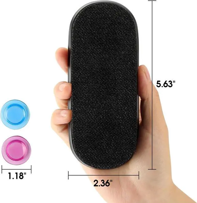 Alt view image 7 of 7 - MaxGear Magnetic Dry Erase Eraser, ABS Shell Washable Whiteboard Eraser