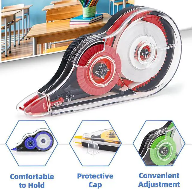 Alt view image 3 of 7 - 16 Pcs Colorful Correction Tape, 39.4 Ft, Bulk