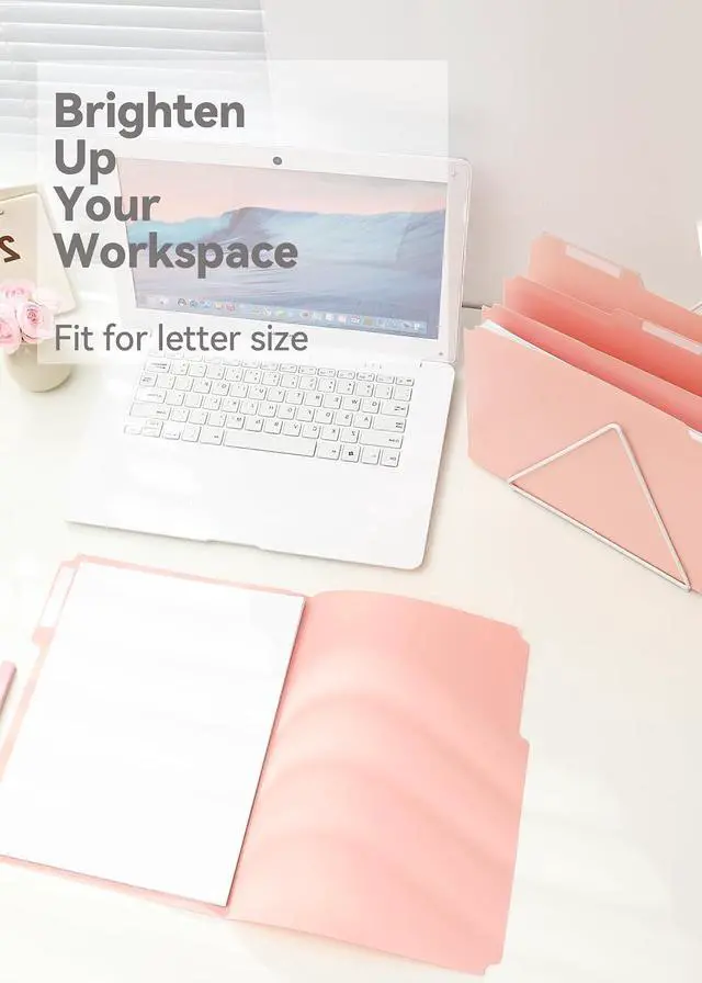Alt view image 2 of 6 - SortRax Plastic File Folders, Pastel Colors, Letter Size, 12-Pack