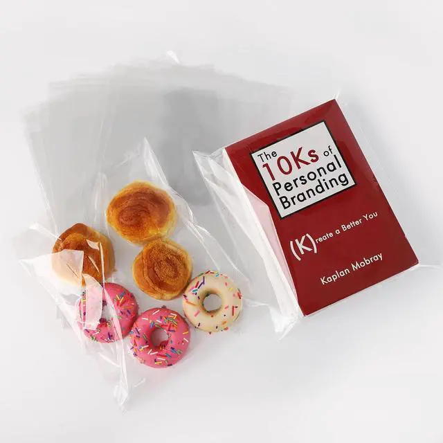 Alt view image 7 of 7 - Clear Resealable Cellophane Bags 12x16 inches, 100 PCS OPP Self Seal Plastic Gift Packaging Goodie Bags, Perfect for Gift, Bakery, Wedding, Party Favors