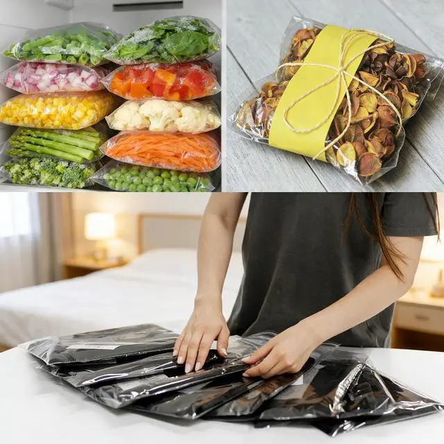 Alt view image 4 of 6 - Vindafjord 100 Pack 9x12 Inches Clear Self Sealing Cellophane Bags