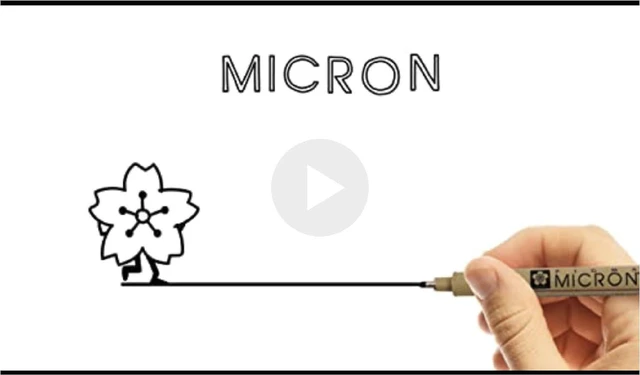 Alt view image 7 of 7 - SAKURA Pigma Micron Fineliner Pens, Black, 12 Point, 0.70 mm, 6 Pack