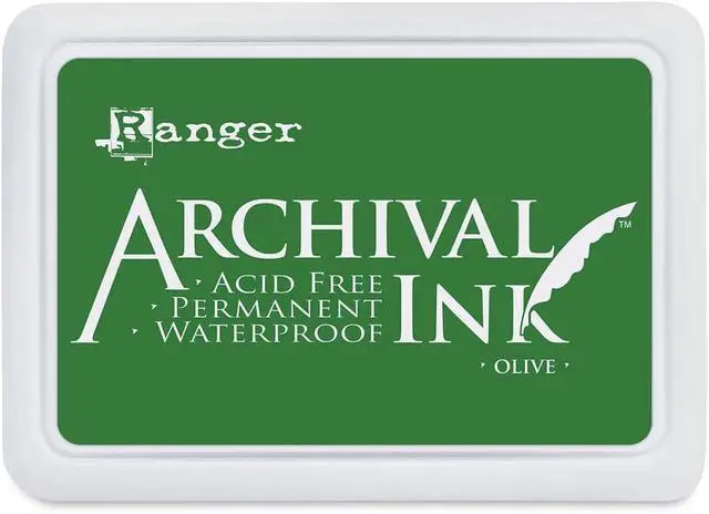 Main image of Ranger Archival Ink Pad #0, Olive
