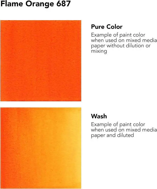 Alt view image 2 of 7 - Daler-Rowney FW Acrylic Artists Ink, 1 oz, Flame Orange (160029687)