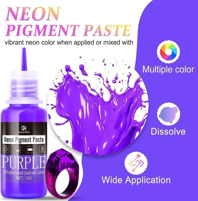 Alt view image 4 of 7 - Neon Pigment Paste, 12 Colors Pigment Paste for Epoxy Resin, Opaque Resin Dye, Vibrant Color Easily Mix for Making Jewelry, Bath Bombs, Soap, Candles, Nail Art, Christmas Coasters Adult Hobby