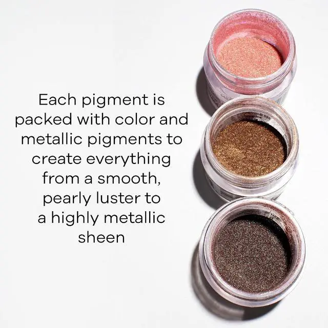 Alt view image 4 of 7 - Jacquard Pearl Ex Pigment Powder 0.75 oz Pearl White - Loose Mica Powder for Epoxy Resin, Watercolors, Calligraphy Ink & Clay - Epoxy Pigment Powder - Epoxy Resin Color