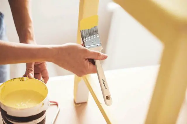Alt view image 6 of 7 - Magimate 2-1/2" Inch Angle Sash Brush Long Wood Handle Cut-in Painting