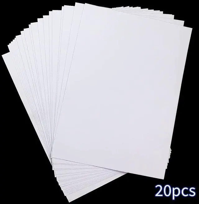 Alt view image 3 of 7 - 20 Sheets A4 Size 8.3x11.5 Inch Clear Double Sided Adhesive Tape Sheets, Super Strong Sticky Tape, DIY Art, Craft, Home Decorative Tape with White Liner