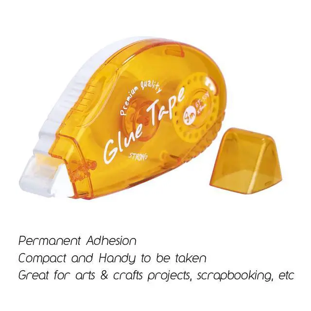 Alt view image 3 of 5 - XUXU 0.3IN x 26FT Double Sided Tape Roller, Scrapbook Tape Glue Tape