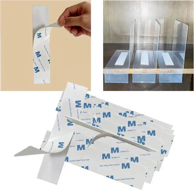 Alt view image 7 of 7 - 20 Pcs Double Sided EVA Foam Sticker use for Shelf Dividers Tape Interlocking Adhesive Pads,Heavy Duty Pre-Cut,Super-Sticky Strong Pads Rectangle Shape Waterproof for Walls Picture, Car