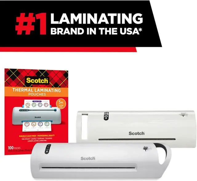 Alt view image 5 of 7 - Scotch Thermal Laminating Pouches 5 Mil, 7 x 5 Inches, Photo Size, 20-Pack Clear, Durable, Photo-Safe Laminating Sheets for Home, Office, or School Use 20 Count