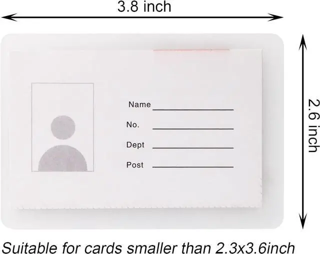 Alt view image 2 of 7 - ONLYKXY 2.5x3.7-Inches Transparent Universal Thermal Laminating Sheets Pouches Premium Films for Laminator Machine - Photo Paper Files Card Picture for Office 100Pcs