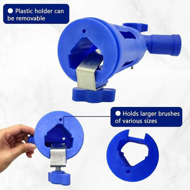 Alt view image 5 of 6 - Multi-Angle Paint Brush Extender Pole Holder for Paint Roller Brush