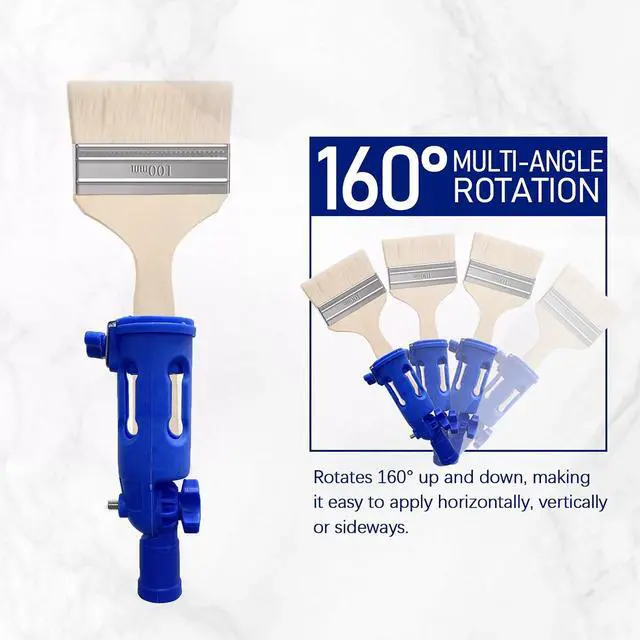 Alt view image 6 of 6 - Multi-Angle Paint Brush Extender Pole Holder for Paint Roller Brush