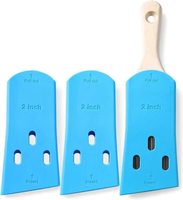 Main image of HOMDSG 3 Pack Paint Brush Protector Covers, Fits 2" Flat & Angled Brushes