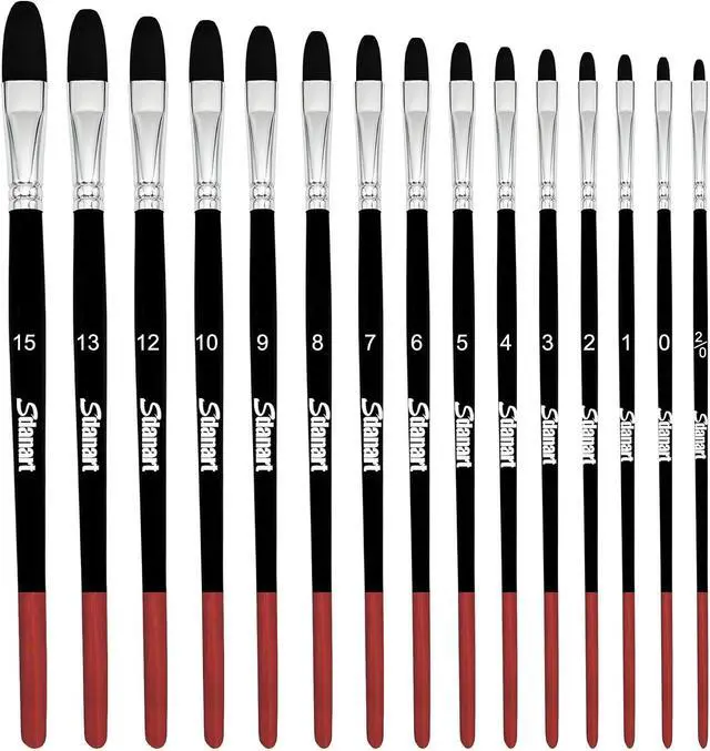 Main image of Sdanart Filbert Paint Brushes Set,15 PCS Artist Brushes,Filbert Art Brush