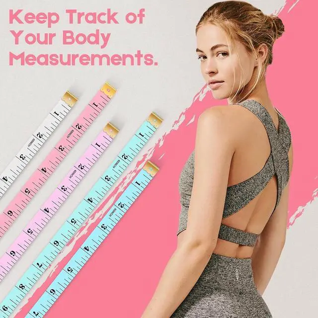 Alt view image 7 of 7 - iBayam Soft Tape Measure 60" Double Scale Body & Sewing Tape, 5-Pack