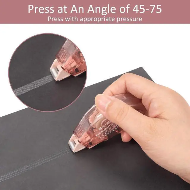 Alt view image 4 of 7 - 6 Pack Glue Tape, Double Sided Scrapbook Tape Roll for Crafts