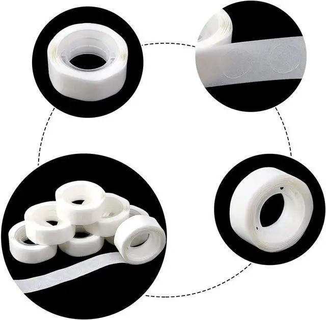 Alt view image 3 of 6 - UPINS 300 Pcs Point Dots Balloon Glue Removable Adhesive Point Tape