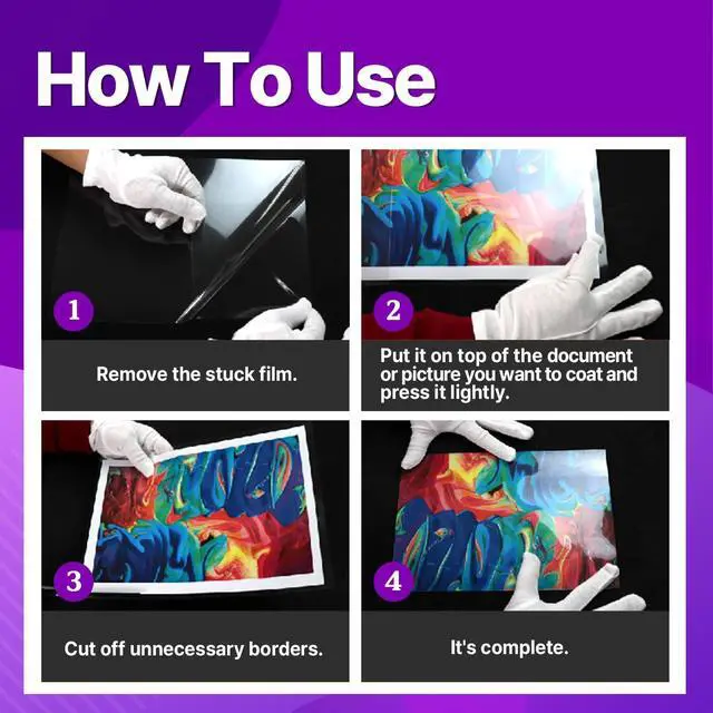 Alt view image 7 of 7 - T TORTO9 Peel & Stick Self Adhesive Laminating 30 Sheets, 3mil Thickness, No Heat Required, Machine-Free, Clear Contact Paper for Documents and Crafts (Letter Size)