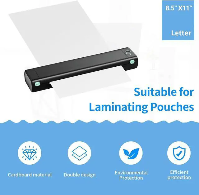 Alt view image 5 of 7 - Laminator Carrier Sleeve Lamination Carrier Thermal Laminating Carriers Sheets Thermal Carrier Sheet for Laminator with All Brand Laminating Pouch (5, Letter Size)