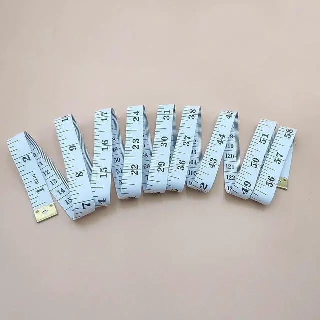 Alt view image 4 of 4 - 4 Pack Soft Tape Measure Double Scale 60-inch/150cm, Fabric Craft Tape Measure & Medical Body Measurement, Sewing Flexible Vinyl Ruler & Measuring Tape for Body Weight Loss (White)