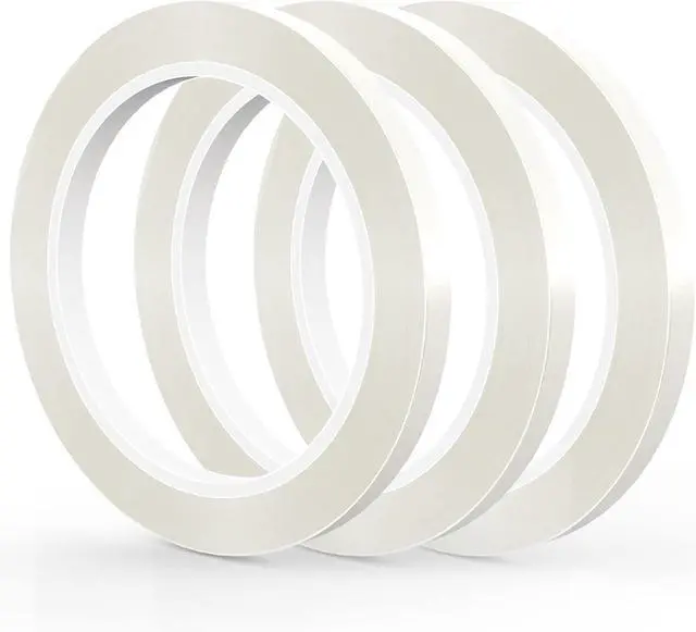 Main image of GLAMFIELDS 3 Rolls 1/4" 60Yd Floral Tapes,Clear Floral Tape,White Floral Tape for Bouquet Stem Wrap, Waterproof Florist Tape for Flower Arrangements Supplies Craft Corsages Wedding 60 Yd/Roll