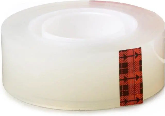 Alt view image 2 of 7 - Scotch Transparent Tape, 1 Inch Core 3/4 in x 1000 in, 3 Boxes, Clear