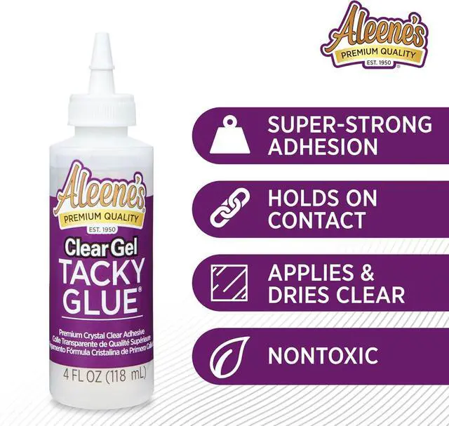 Alt view image 3 of 7 - Aleene's Clear Gel Tacky Glue, Dries Clear, 4 fl oz