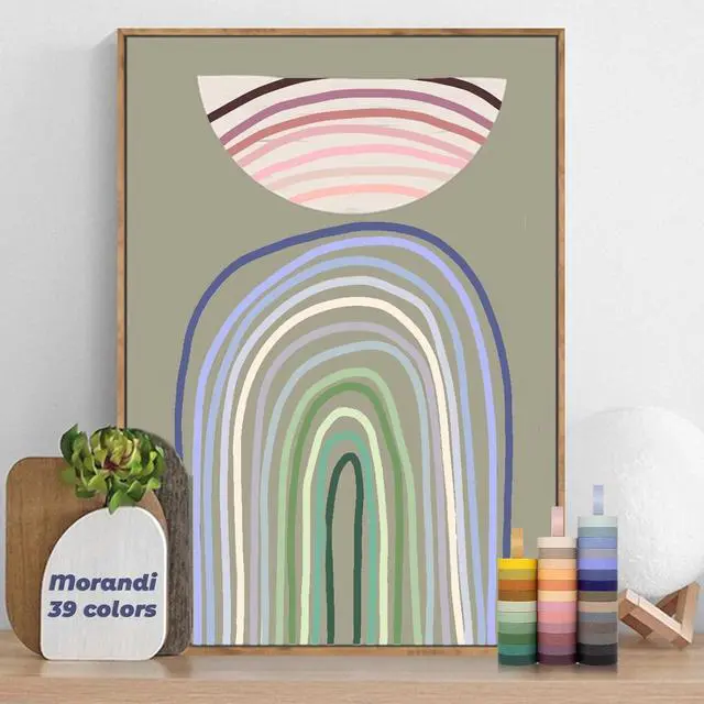 Alt view image 7 of 7 - MOOKER 39 Rolls Washi Tape Set - Morandi Colored Masking Tape, Thin Vintage Tape for Journaling, Scrapbooking Supplies, Crafts Aesthetic, Gift (Nature Color 10mm)
