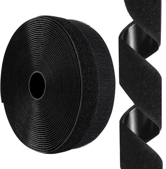 Main image of 1 Inch x 26 Feet Hook and Loop Tape Sticky Back Fastener Roll, Nylon Self Adhesive Heavy Duty Strips Fastener for Home Office School Car and Crafting Organization