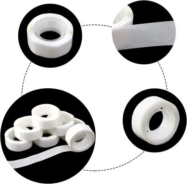 Alt view image 3 of 6 - UPINS 1500 Pcs Point Dots Balloon Glue Removable Adhesive Point Tapes