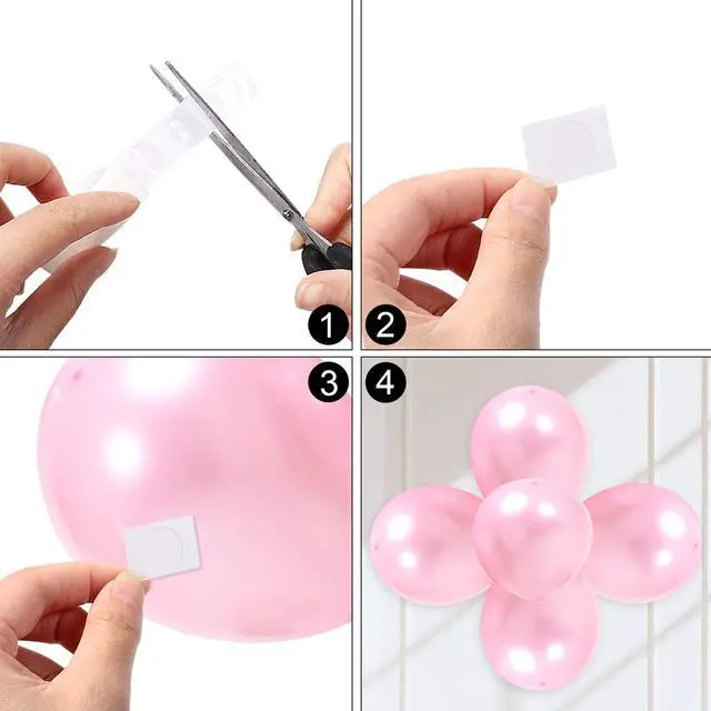 Alt view image 4 of 6 - UPINS 1500 Pcs Point Dots Balloon Glue Removable Adhesive Point Tapes