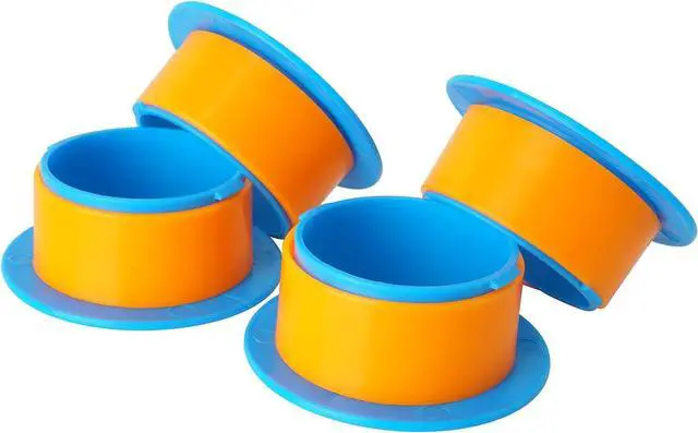 Main image of OVOV 2 Pair Stretch Film Dispenser Plastic Hand Saver for 3" Core Blue