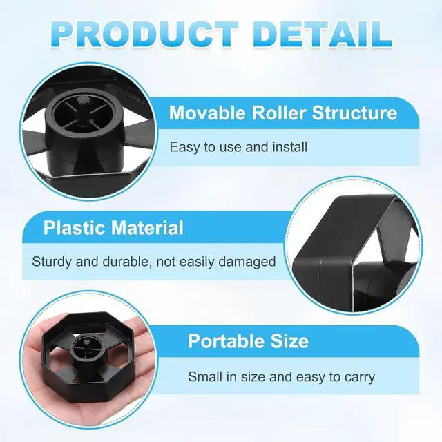 Alt view image 3 of 7 - PATIKIL Tape Dispenser Core, Replacement Wheel and Core for 20031 Tape Dispenser Plastic Insert Parts for Home Office Warehouse Wrapping Packaging Mailing Shipping, Black