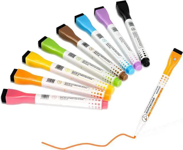 Main image of 8 Colors Magnetic Dry Erase Markers
