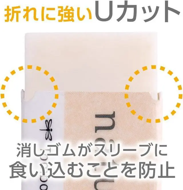 Alt view image 4 of 7 - Tombow Pencil Eraser Mono Mono Natural S Biomass Mark 5 Pcs JCC-591AZ