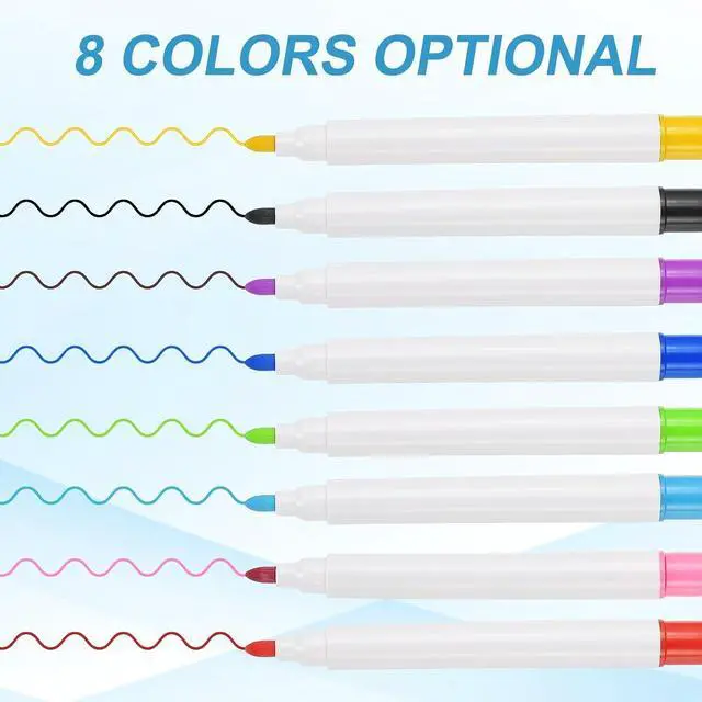 Alt view image 3 of 6 - PATIKIL Fine Tip Dry Erase Pink Magnetic Whiteboard Pen,12 Pcs,0.5-1mm Tip