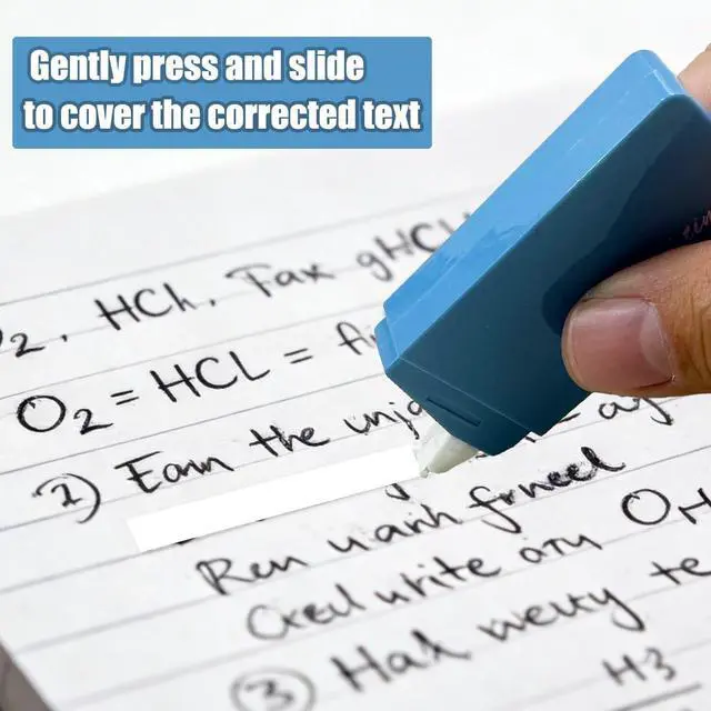 Alt view image 2 of 6 - LOPURO White Correction Tape, 6Pcs Cute White Out Correction Tape,Pastel Color Correction Tapes Eraser Easy to Use Instant Applicator for School Office Home Aesthetic Supplies (Blue)