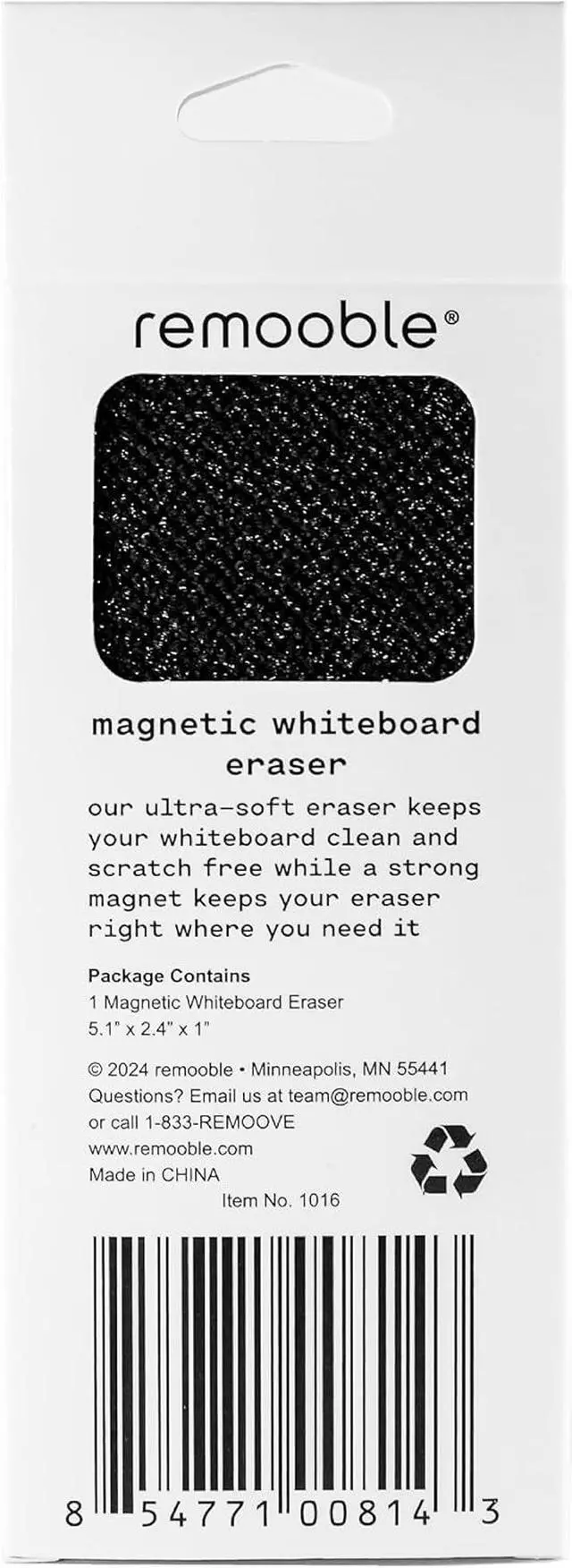 Alt view image 7 of 7 - Remooble Large Magnetic Dry Erase Whiteboard Eraser