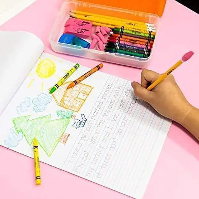 Alt view image 3 of 5 - BAZIC Products Pink Pencil-Top Eraser Caps, Latex-Free, PVC-Free, 20 Count