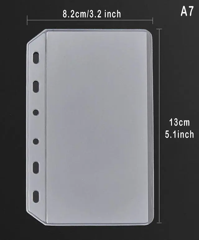 Alt view image 5 of 5 - UMSICHT 15pcs A7 Mini Binder Pockets with No Zippers, Zipless Budget Envelopes for Cash System, A7 Binder Pouch for 6 Ring Binder, Money Folder Organizer for Cash.