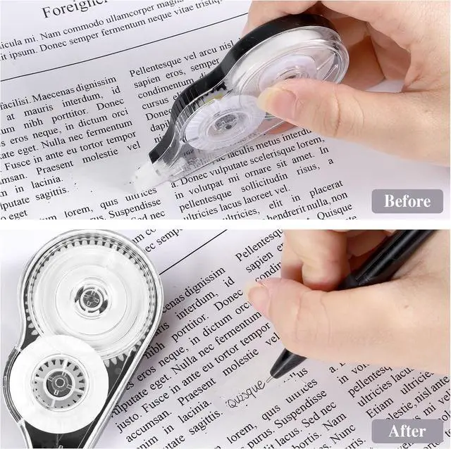 Alt view image 5 of 7 - BESARME 12 Pack Correction Tape, 39 ft Each, 0.2 in Width