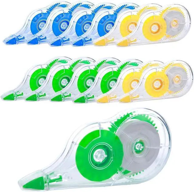 Main image of White Correction Tape, 12 Pack, 39.37 Feet - Classic Design