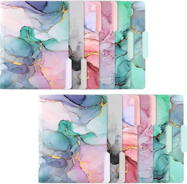 Main image of Ddaowanx 12 Pcs Decorative File Folders,Cute Colored Manilla Folders