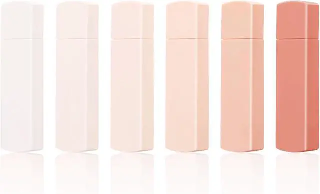 Alt view image 2 of 7 - Temiary 6Pcs Mini White Correction Tapes, Quick Dry Smooth Pull Out, Pink