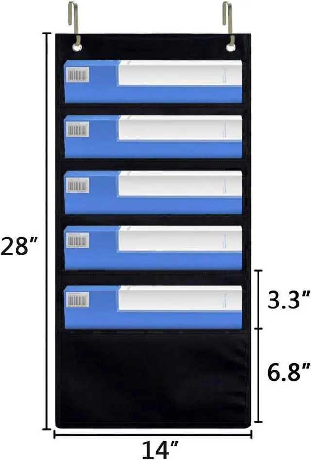 Alt view image 4 of 7 - EAMAY 5Pocket Hanging File Organizer for Home Office Bill Mail Storage