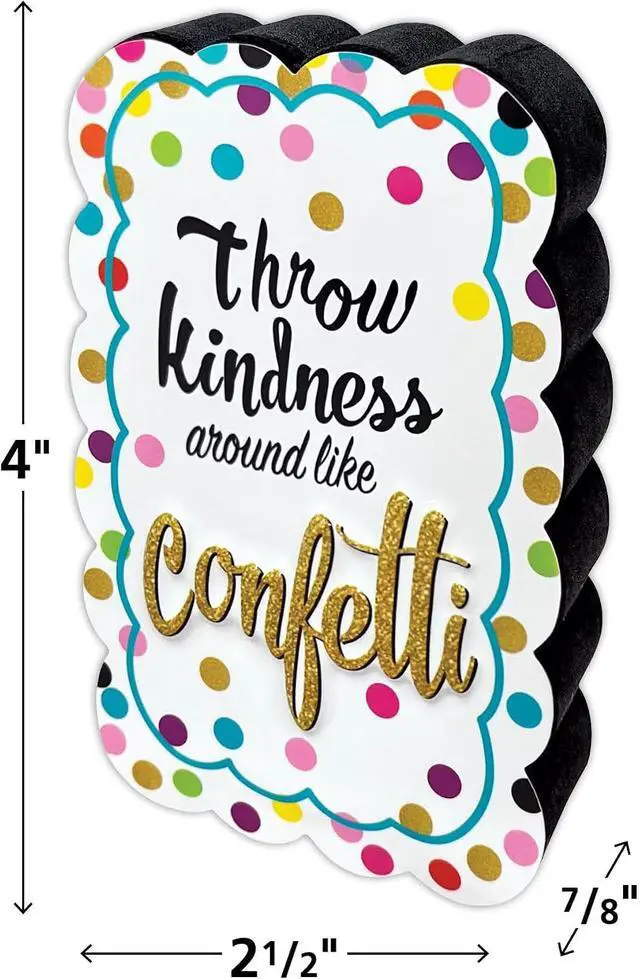 Alt view image 4 of 4 - Teacher Created Resources Whiteboard Eraser Confetti Magnetic Whiteboard Eraser (TCR77392)