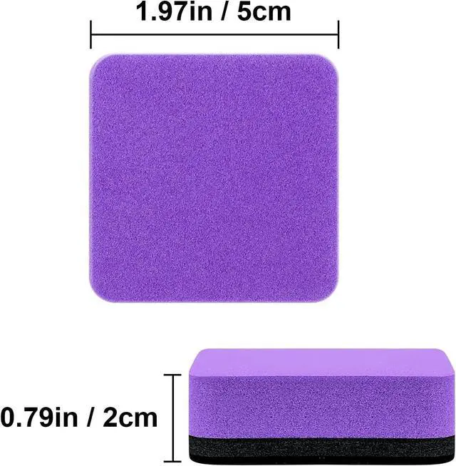 Alt view image 3 of 7 - Magnetic Whiteboard Eraser,12 Pcs Mini Dry Erase Erasers,Whiteboard Eraser