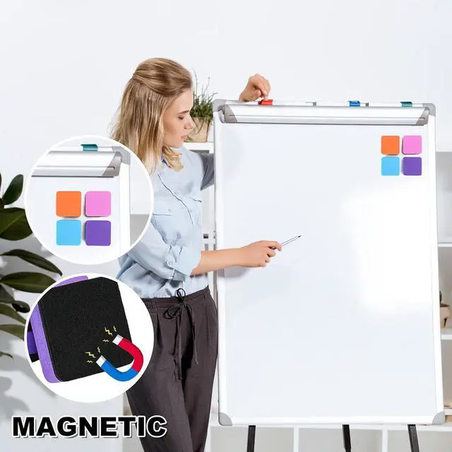 Alt view image 5 of 7 - Magnetic Whiteboard Eraser,12 Pcs Mini Dry Erase Erasers,Whiteboard Eraser